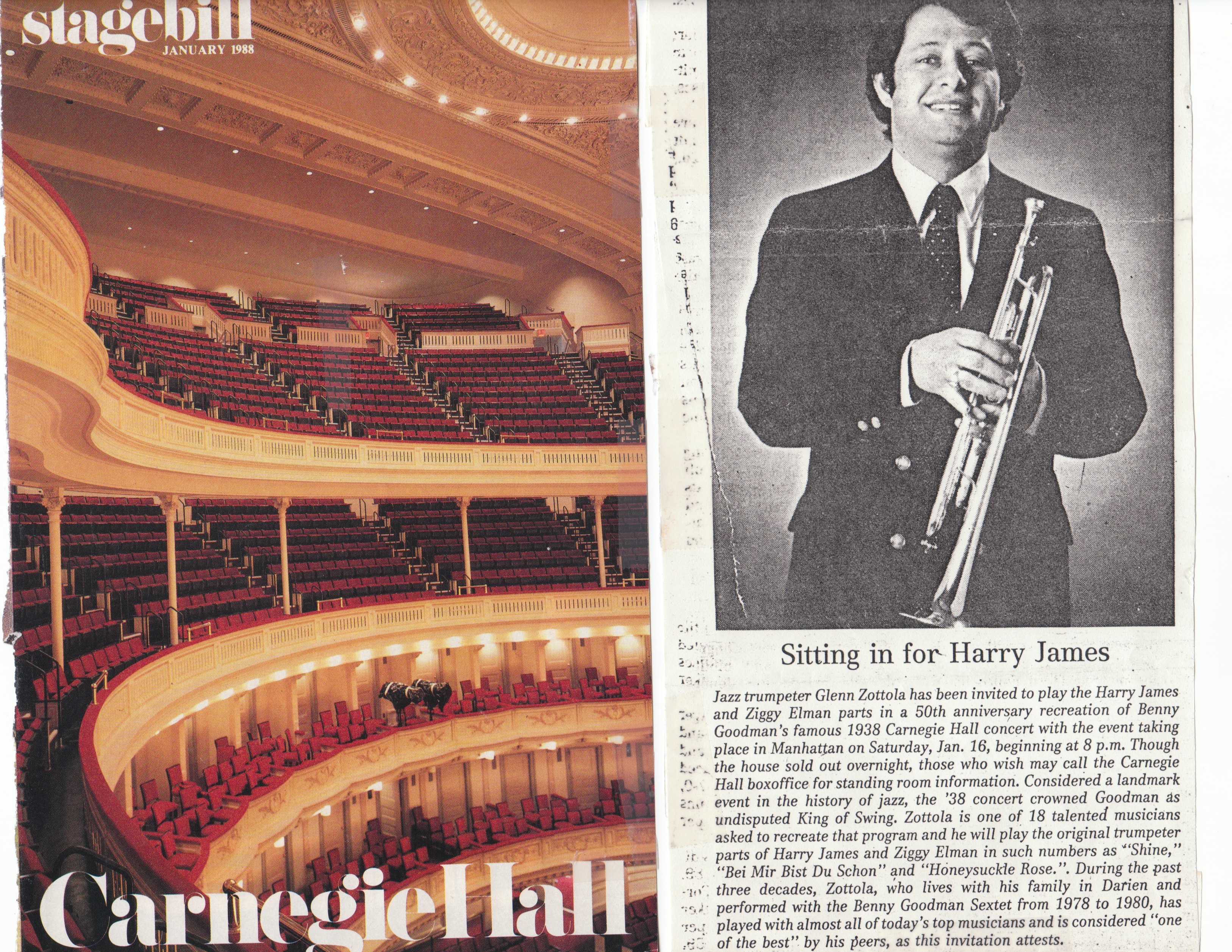 Carnegie Hall and Benny Goodman